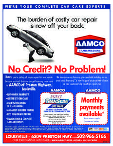 AAMCO Transmissions / American Recovery and Reinvestment Act / Ford Motor Company / Franchises / Montgomery County /  Pennsylvania / Transport