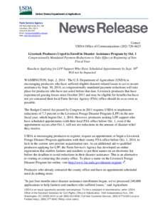 Livestock Indemnity Program / Crop insurance / Livestock / Livestock Assistance Program / Livestock Compensation Program / United States Department of Agriculture / Agriculture / Farm Service Agency