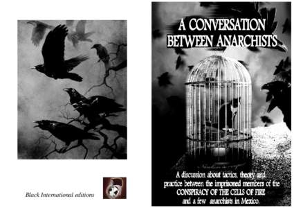 A CONVERSATION BETWEEN ANARCHISTS Black International editions  A discussion about tactics, theory and