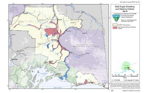 East Alaska Proposed RMP/Final EIS 150°W 147°W  144°W