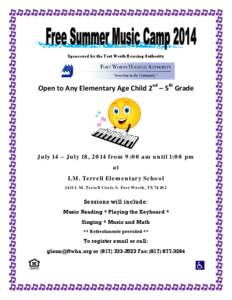 Microsoft Word - Music Camp 2014 _Flyer and Registration Form_