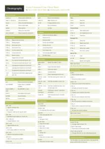 Linux Command Line Cheat Sheet  by Dave Child (DaveChild) via cheatography.com/1/cs/49/ Bash Commands  Directory Operations