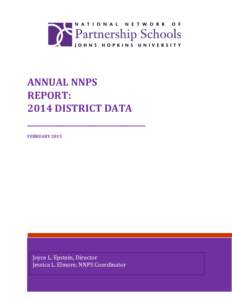 ANNUAL NNPS REPORT: 2014 DISTRICT DATA ______________________________ FEBRUARY 2015