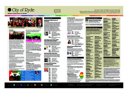 Denistone East /  New South Wales / Marsfield /  New South Wales / Gladesville /  New South Wales / Ryde / Top Ryde City / Denistone /  New South Wales / Geography of England / Geography of the United Kingdom / England / Suburbs of Sydney / Ryde /  New South Wales / City of Ryde