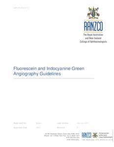 UIR[removed]V1.1  Fluorescein and Indocyanine Green Angiography Guidelines _______________________________________________________________________________