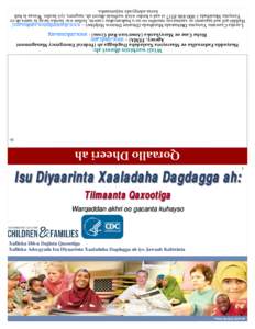 [removed]Family Preparedness Booklet for Refugees -placeholder 5-24-13_Somali