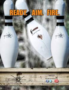 READY. AIM. FIRE.  Hammer is the proud sponsor of The National Bowling Association. TNBA.  take the pins out.