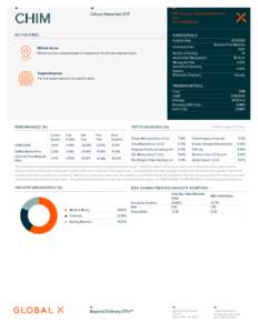 CHIM  ETF Category: International Access Asia As ofChina Materials ETF