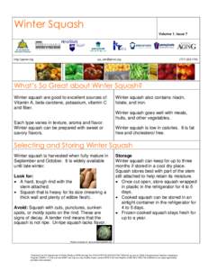 Winter Squash Volume 1, Issue 7 http://panen.org  [removed]