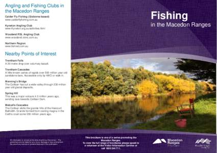 Angling and Fishing Clubs in the Macedon Ranges Fishing  Calder Fly Fishing (Gisborne based)