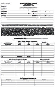 Form GDA-1 (Rev. July 03) Complete in Ink GEORGIA DEVELOPMENT AUTHORITY 1890 HIGHWAY 138 MONROE, GEORGIA 30655