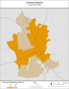 Boonsboro, Maryland AdoptedTier Map ¯  r2