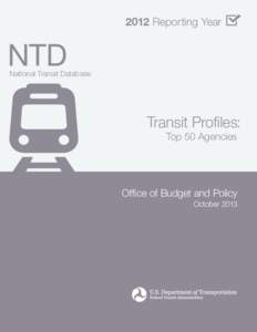 NTD[removed]Reporting Year National Transit Database