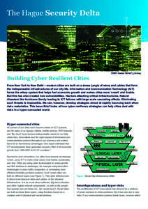 The Hague Security Delta  Building Cyber Resilient Cities HSD Issue Brief