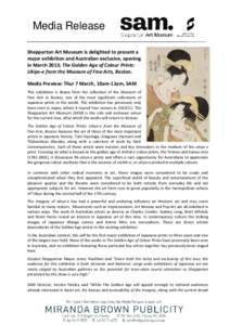 Printmaking / Japanese art / Utamaro / Torii Kiyonaga / Nishiki-e / Suzuki Harunobu / Goyō Hashiguchi / The Japanese Art Society of America / Ukiyo-e / Japanese printmakers / Visual arts