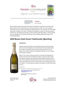 Sparkling wine / Chardonnay / Pinot noir / Sonoma County wineries / Prince Edward County Wine / Wine / Tasmania / Tasmanian wine