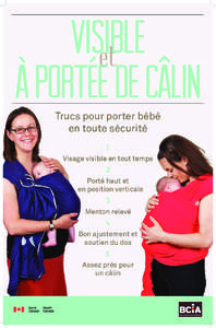 Visible et à portéE de câlin Trucs pour porter bébé en toute sécurité 1