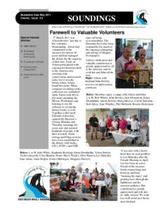 Newsletter Date May 2011 Volume , Issue 4:2 SOUNDINGS Eden Killer Whale MuseumEmail 