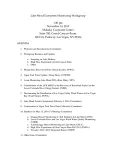 Microsoft Word - Ecosystem Monitoring Workgroup Agenda[removed]docx