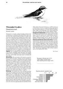 54  Hirundinidae: swallows and martins