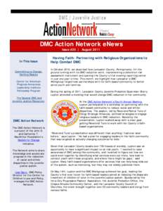DMC Action Network eNews Issue #25 | August 2011 In This Issue Committing to Change, Getting Results