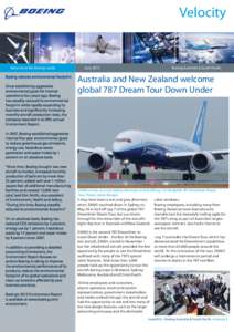 Velocity  News from the Boeing world Boeing reduces environmental footprint Since establishing aggressive