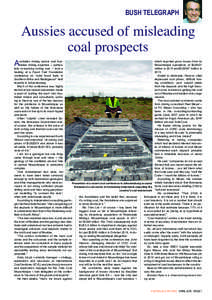 BUSH TELEGRAPH  Aussies accused of misleading coal prospects A