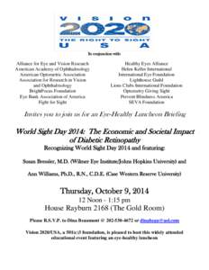 Microsoft Word - Vision 2020 USA World Sight Day 2014 Invite.doc