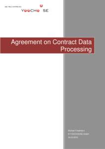 Agreement on Contract Data Processing Michael Friedmann © YOOCHOOSE GmbH[removed]