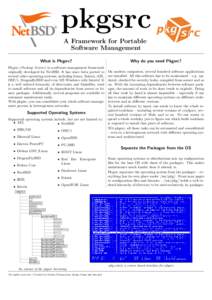 NetBSD / Pkgsrc / Archive formats / Ubuntu / Slackware / Debian / .pkg / Ion / Deb / Software / System software / Dpkg