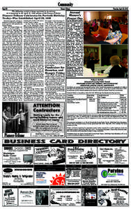 Page B4  Pioneer-Tribune Thursday, April 26, 2012