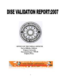 Microsoft Word - DISE Validation Report,2007