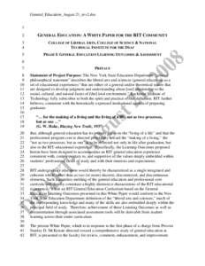 Philosophy of education / Association of Independent Technological Universities / Middle States Association of Colleges and Schools / Rochester Institute of Technology / National Technical Institute for the Deaf / Curriculum / Rochester Institute of Technology /  Dubai / Cooperative education / Education / Monroe County /  New York / New York