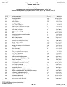 Retail / Tax / Business / Standard Industrial Classification / North American Industry Classification System / Value added tax / Sales tax