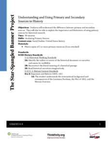 Math and Measuring the Star-Spangled Banner