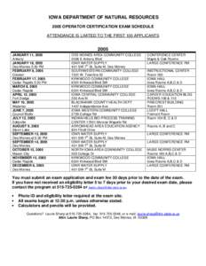 Microsoft Word - 04_05_Exam Schedule#2 IDNR.doc