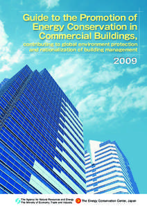Guide to the Promotion of Energy Conservation in Commercial Buildings, contributing to global environment protection and rationalization of building management
