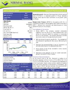 Microsoft Word - Glenmark Q3FY11 RU