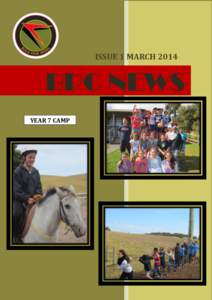 ISSUE 1 MARCH[removed]BPC NEWS YEAR 7 CAMP  Welcome to our first BPC News for 2014.