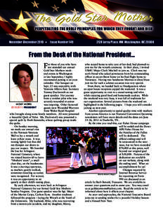 November-December 2010 H Issue Number[removed]Leroy Place, NW, Washington, DC[removed]From the Desk of the National President…