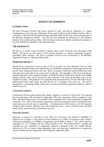 Impact assessment / Coomalie Shire / Riparian zone / Environmental impact statement / Litchfield National Park / Human impact on the environment / Mining / Grazing / Earth / Environment / Water