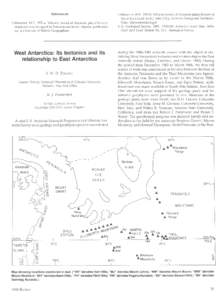 References	  LeMasurier, W.Eb. Volcanic record of Cenozoic glacial history of Marie Byrd Land. In R.J. Adie (Ed.), Antarctic Geology and Geophysics.  LeMasurier, W.Ea. Volcanic record of Antarctic glacial h