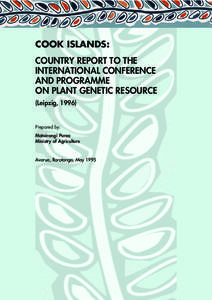 Freely associated states / Polynesia / Cook Islands / Taro / Atiu / Rarotonga / Agriculture / Yam / Outline of the Cook Islands / Food and drink / Staple foods / Tropical agriculture