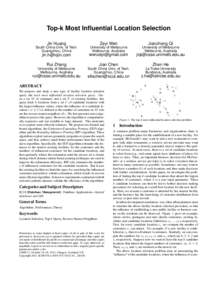 Artificial intelligence / Data mining / Machine learning / Decision trees / Theoretical computer science / Nearest neighbor search / K-nearest neighbor algorithm / R-tree / Selection algorithm / Information science / Mathematics / Search algorithms