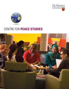 Education / McMaster University / Colman McCarthy / Plowshares Project / Ethics / Peace / Peace and conflict studies