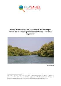 HEA de la Zone Sylvo-Pa  Profil de référence de l’économie des ménages ruraux de la zone Agroforestière/Peche Tourisme1 Ziguinchor