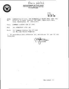 DEPARTMENT OF THE NAVY UGS MlNNEdPOLlS - FAINT P A U L (SSN  FPO A[removed]238B