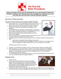 Microsoft Word - Pet First Aid Brochure final.doc