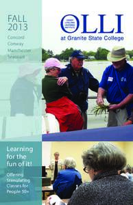 Osher Lifelong Learning Institutes / PM