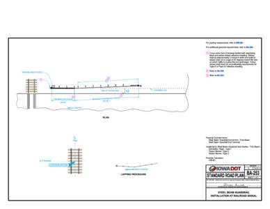 For grading requirements, refer toEW-301. For additional guardrail requirements, refer toBA[removed]Cover entire face of terminal section with alternating